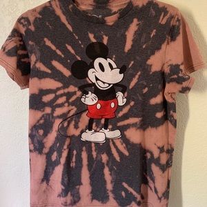 Mickey Reverse Tie Dye Tee
